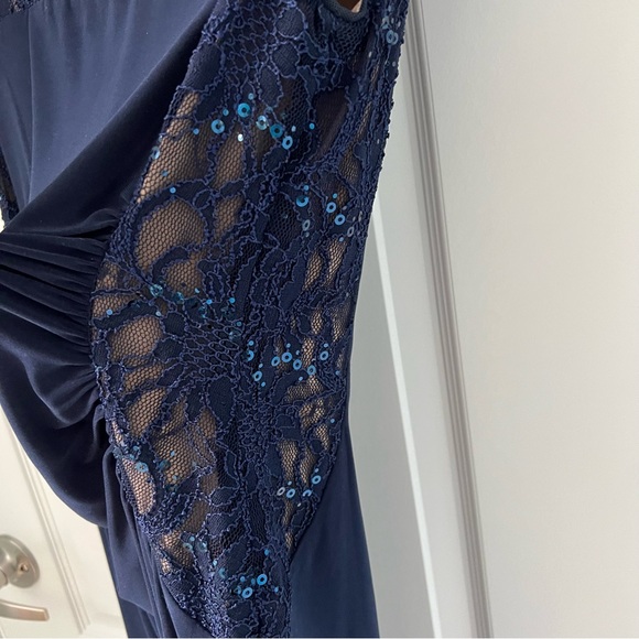 Ralph Lauren stretchy lace and sequin cocktail dress - Picture 5 of 8